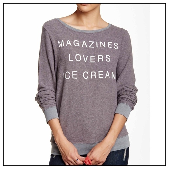 Wildfox 'I Owe It To' Baggy Beach Jumper - Picture 2 of 2